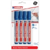 Edding 260 Whiteboard Marker Yazı Tahtası Kalemi Seti 4lü Mavi