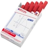 Edding 360 XL Whiteboard Marker Doldurulabilir Yazı Tahtası Kalemi 10lu Kutu Kırmızı