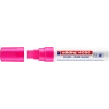 Edding 4090 Kara Tahta ve Cam için Likit Tebeşir Kalemi 15 mm Kesik Uç FOSFORLU PEMBE