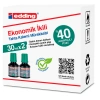 Edding BT30 Yazı Tahtası Kalemi Mürekkebi 30 ml. x 2li Kutu YEŞİL