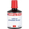 Edding T100 Permanent Marker Mürekkebi 100 ml. KIRMIZI