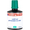 Edding T100 Permanent Marker Mürekkebi 100 ml. YEŞİL
