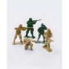 Eshel Maket Tek Renk Askeri İnsan Figürleri 1/50 4lü