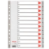 Esselte Seperatör 1-12 Rakamlı Plastik A4 100106
