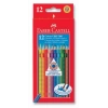 Faber Castell Bicolor Çift Uçlu Kuru Boya 12li 24 Renk