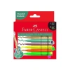 Faber-Castell Keçeli Kalem Comfort Metalik ve Neon 12li