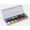 Finetec Metalik Yaldız Tablet Sulu Boya Seti 12 Renk F1200S