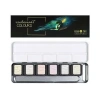 Finetec Metalik Yaldız Tablet Sulu Boya Seti 6 Renk Iridescent Colours F5600