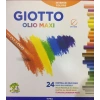 Giotto Olio Yağlı Pastel Boya Silindir 24 Renk Karton Kutu (293100)