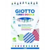 Giotto Turbo Dobble - Çift Uçlu Keçeli Kalem 10 Renk