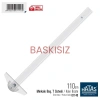 Hatas Minkale Başlıklı T Cetveli Kalın Bizote (Baskısız) 110cm