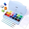 HIMI Twin Cup Gouache Set Guaj Boya Seti 36 Renk x 12 gr. + 3 Fırça (Ice Blue Case)