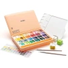HIMI Twin Cup Gouache Set Guaj Boya Seti 48 Renk x 12 gr. + 3 Fırça (Peach Fuzz Case)