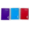 Keskin Color Defter Plastik Kapak Spiralli Cool A6 80 YP Kareli