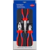 Knipex 00 20 11 PENSE KARGABURUN YAN KESKİ 3 LÜ SET - KNI002011