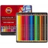 Koh-i Noor Polycolor Artist Kuru Boya Kalemi Seti 24 Renk Metal Kutu