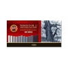 Koh-i Noor Toison Dor Soft Pastel Boya Seti GRİ TONLAR 12 Renk (KÖŞELİ)