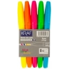 Kraf 340 Fosforlu Kalem Highlighter 2-4mm 5li