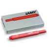 Lamy T10 Dolma Kalem Kartuşu 5li Kutu KIRMIZI