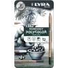 Lyra Rembrandt Polycolor Kuru Boya Kalemi Seti 12 Renk Gri Tonlar Metal Kutu