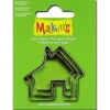 Makins Clay Polimer Kil Kesme Kalıbı 3 Parça Ev