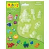 Makins Clay Push Mold Polimer Kil Şekillendirme Kalıbı Bebek