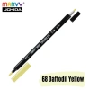 Marvy Artist Brush Pen 1800 Çift Taraflı Firça Uçlu Kalem 68 Daffodil Yellow