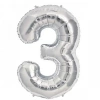 Nedi Balon Folyo 40 Rakam Gümüş 3 10764