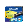 Pelikan 4001 Kısa Dolma Kalem Kartuşu 6lı SİYAH