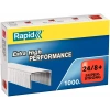 Rapid Zımba Teli 24 Serisi 8+ mm Galvaniz Çok Güçlü (1 Pkt/1000 Adet) - 24858500