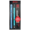 Rotring Visuclick Versatil Kalem + Jel Kalem + Min + Silgi Okul Seti 0.5 mm MAVİ