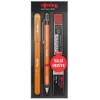 Rotring Visuclick Versatil Kalem + Jel Kalem + Min + Silgi Okul Seti 0.5 mm TURUNCU