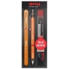 Rotring Visuclick Versatil Kalem + Jel Kalem + Min + Silgi Okul Seti 0.7 mm TURUNCU