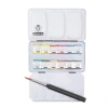Schmincke Horadam Aquarell Taş Tablet Sulu Boya Seti Cep Tipi Artist Seri Yarım Tablet 12 Renk Metal Kutu