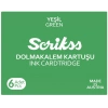 Scrikss Dolmakalem Kartuşu 6lı Kutu YEŞİL