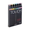 Shinhanart Touch Twin Marker 6li Set Pastel Renkleri