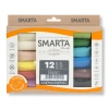 Smarta Hava İle Kuruyan Modelleme Hamuru 25 gr 12li Basic Renkler