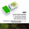 St. Petersburg White Nights Tam Tablet Sulu Boya 984 Yellow-Green Shimmer