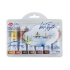 St. Petersburg White Nights Tüp Sulu Boya Seti Natural Earths 6 Renk x 10 ml.