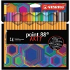 Stabilo Keçe Uçlu İnce Kalem 88 Arty  24 Lü
