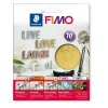 Staedtler Fimo Leaf Metal Yaprak Varak 10lu Paket ALTIN