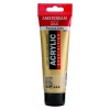 Talens Amsterdam Akrilik Boya 120 ml. 802 Light Gold (Metalik)
