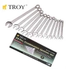 Troy 21512 Kombine Anahtar Takımı (12 Parça, 6-22mm)
