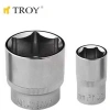 Troy 26194 1/2 İnç Lokma (Ölçü 22mm-Çap 29,8-Uzunluk 38mm)