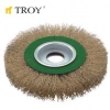Troy 27704-125 Saçaklı Daire Fırça (125mm)