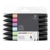 Winsor Newton Promarker Brush Pastel Tonları 6lı