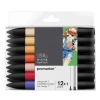 Winsor Newton Promarker Genişletilmiş Manga Seti 1 (12 Renk + Blender)