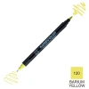 Zig Kurecolor Mangaka Fine&Brush Çift Taraflı Kalem CNKC-2200 No 120 Barium Yellow