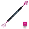 Zig Kurecolor Mangaka Fine&Brush Çift Taraflı Kalem CNKC-2200 No 229 Dark Pink