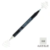 Zig Kurecolor Mangaka Fine&Brush Çift Taraflı Kalem CNKC-2200 No 332 Alice Blue